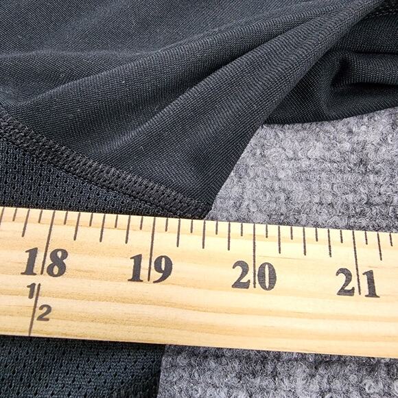 Nike Pullover Womens Medium Black 1/4 Zip Reflective Long Sleeve Thumb Active - Picture 5 of 16